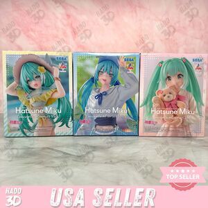Hatsune Miku Figure Hatsune Miku Conceptual Series Vol 1-3 Figure Set Luminasta